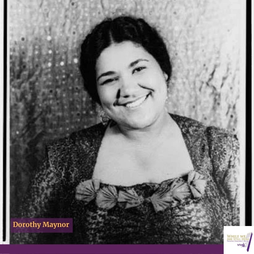 DOROTHY MAYNOR HARLEM SCHOOL OF THE ARTS FOUNDER A HIDDEN FIGURE?