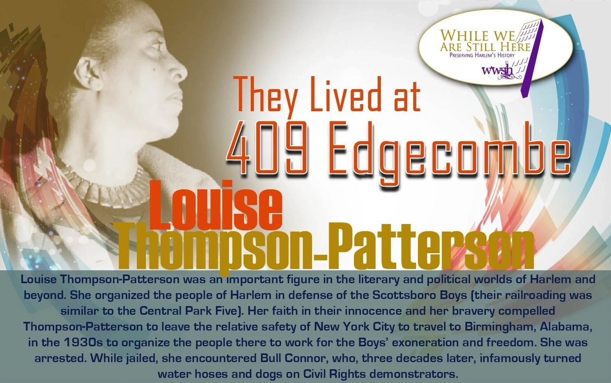LOUISE THOMPSON-PATTERSON 409 Edgecombe